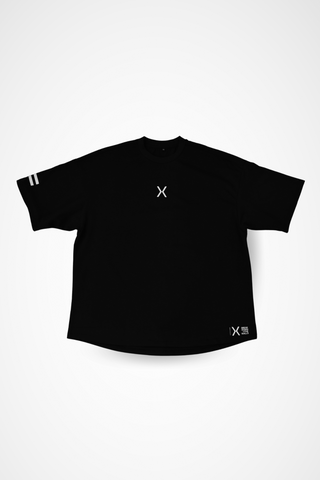 Stripe Code Men's Oversized T-Shirt