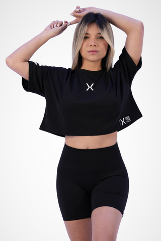 Stripe Code Women's Biker Shorts