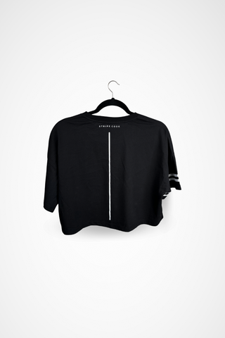 Stripe Code Women's Crop Top